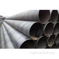 Q345 Pipe saldate a spirale in carbonio a spirale a spirale